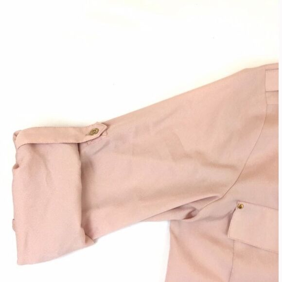 ✨ Calvin Klein blush button up shirt✨ - Picture 4 of 6
